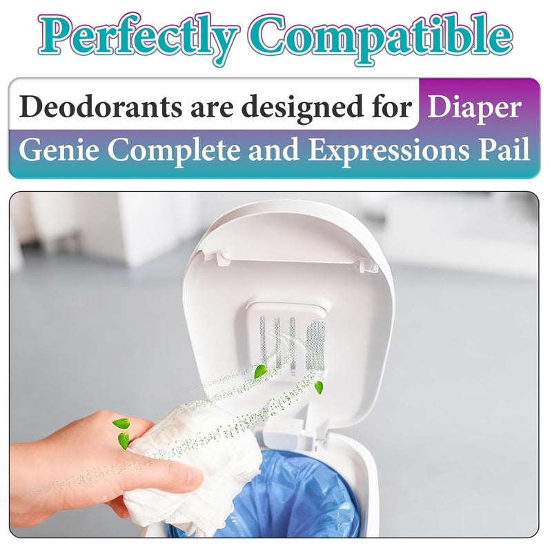 Joworthy 33 Pcs Diaper Pail Deodorizer Carbon Filters for Diaper Genie Filter, Compatible with Diaper Genie Complete & Expressions Pail, Diaper Pail Odor Absorber Carbon Filter Refills, Keep Home Fresh - Image 4